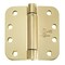 Cauldham (2 Pack) Heavy-Duty 4" Self-closing Spring Door Hinge with 5/8" Radius Corners, UL Listed